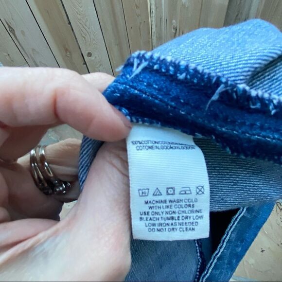 Free people denim mini skirt size 6 - Picture 5 of 7